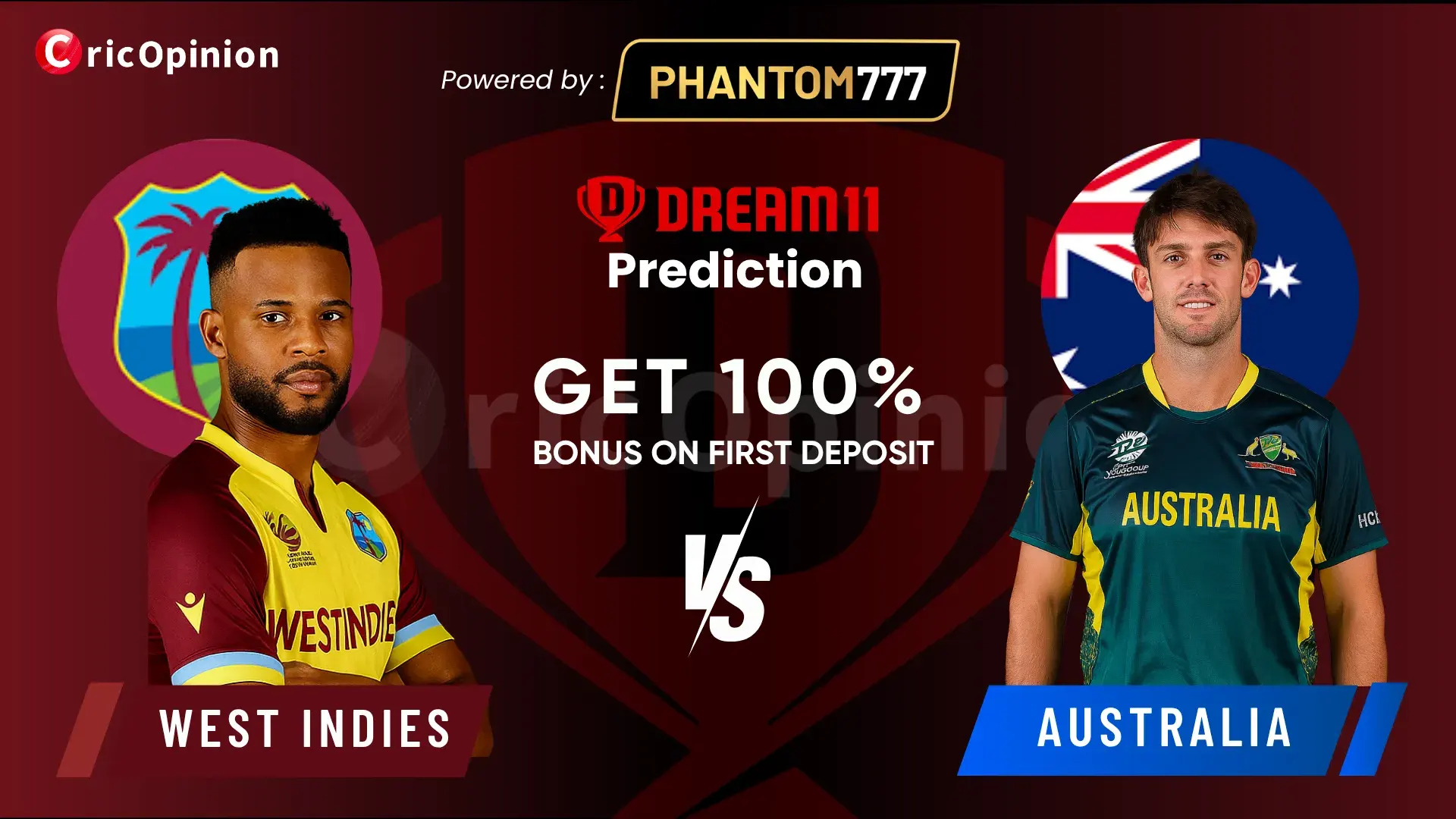 WI vs AUS Dream 11 Prediction Today Match
