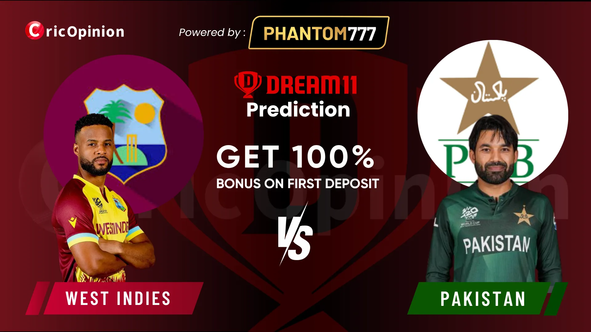 WI vs PAK Dream11 Prediction Today Match