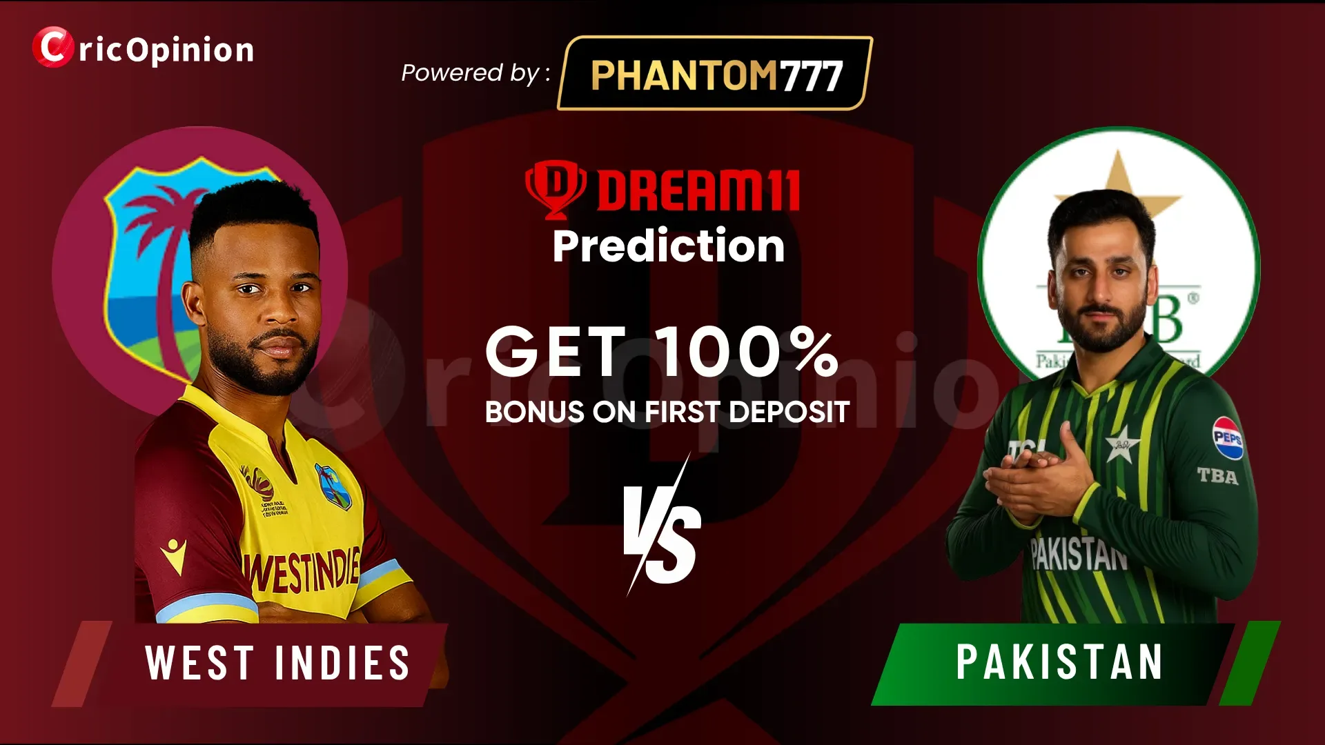 WI vs PAK Dream11 Prediction Today Match