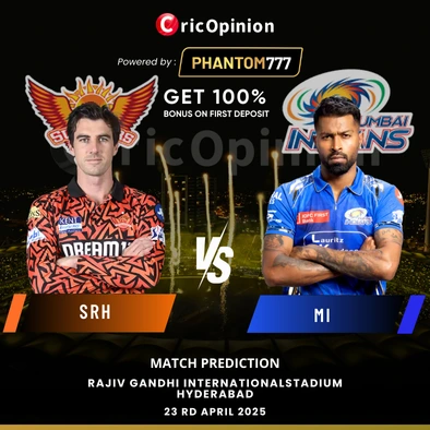 SRH vs MI Match Prediction