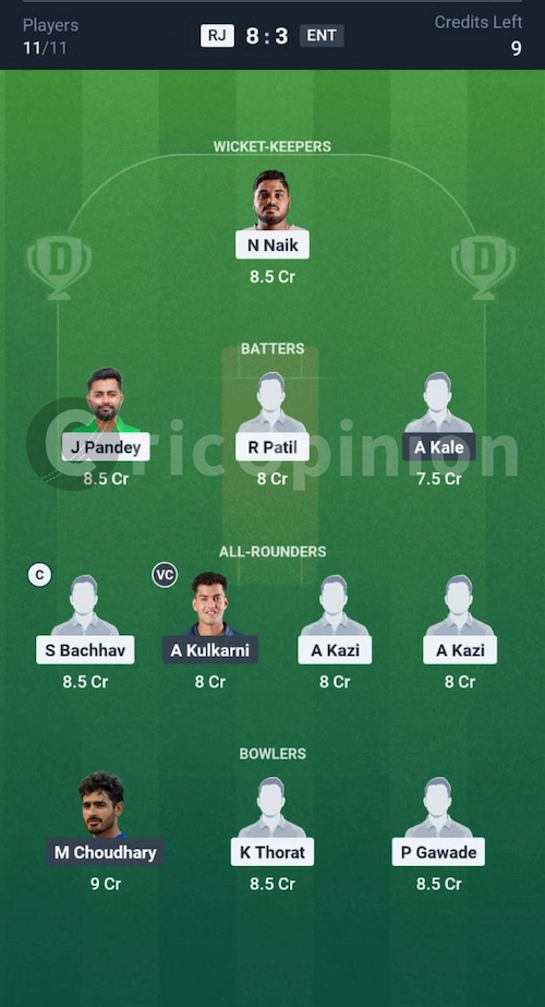 RCB vs PBKS Dream11 Prediction Head-to-Head Team