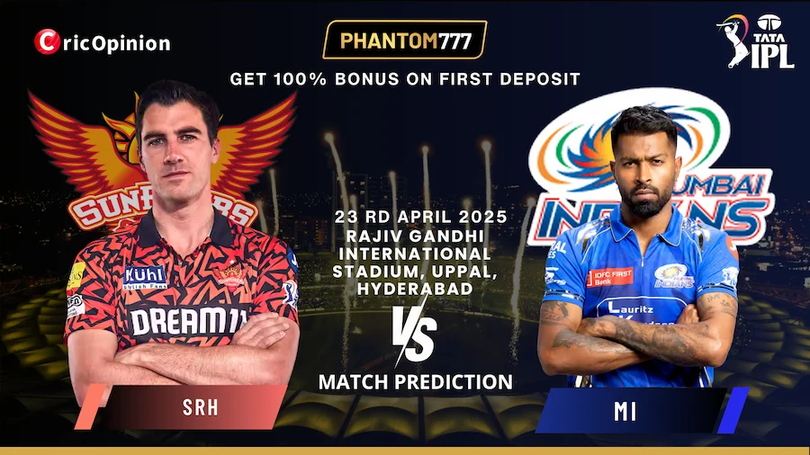 SRH vs MI Match Prediction
