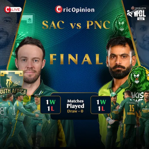 SAC vs PNC WCL 2025 Final Match coverage