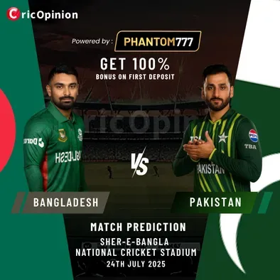 BAN vs PAK Today Match Prediction