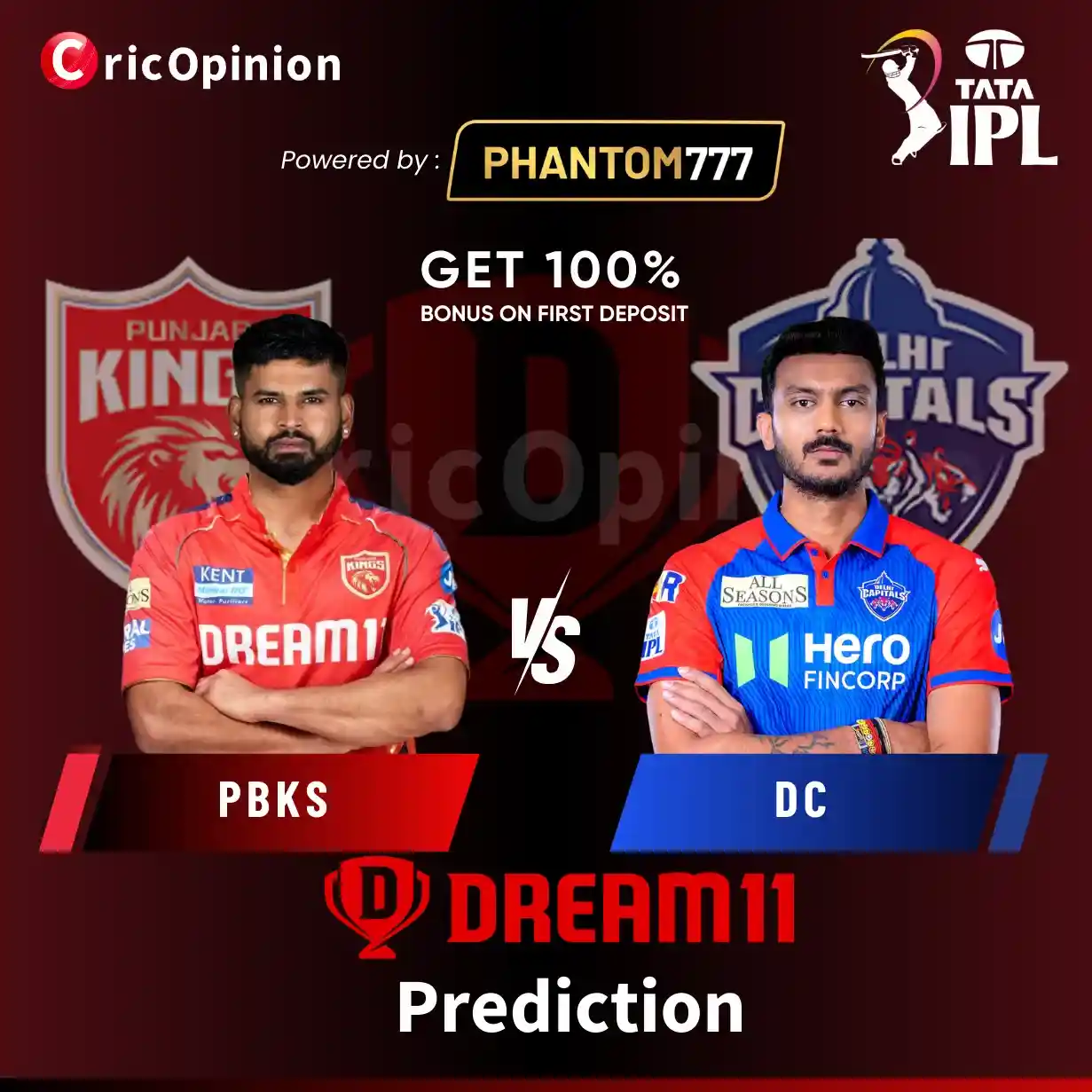 PBKS vs DC Dream11 Prediction