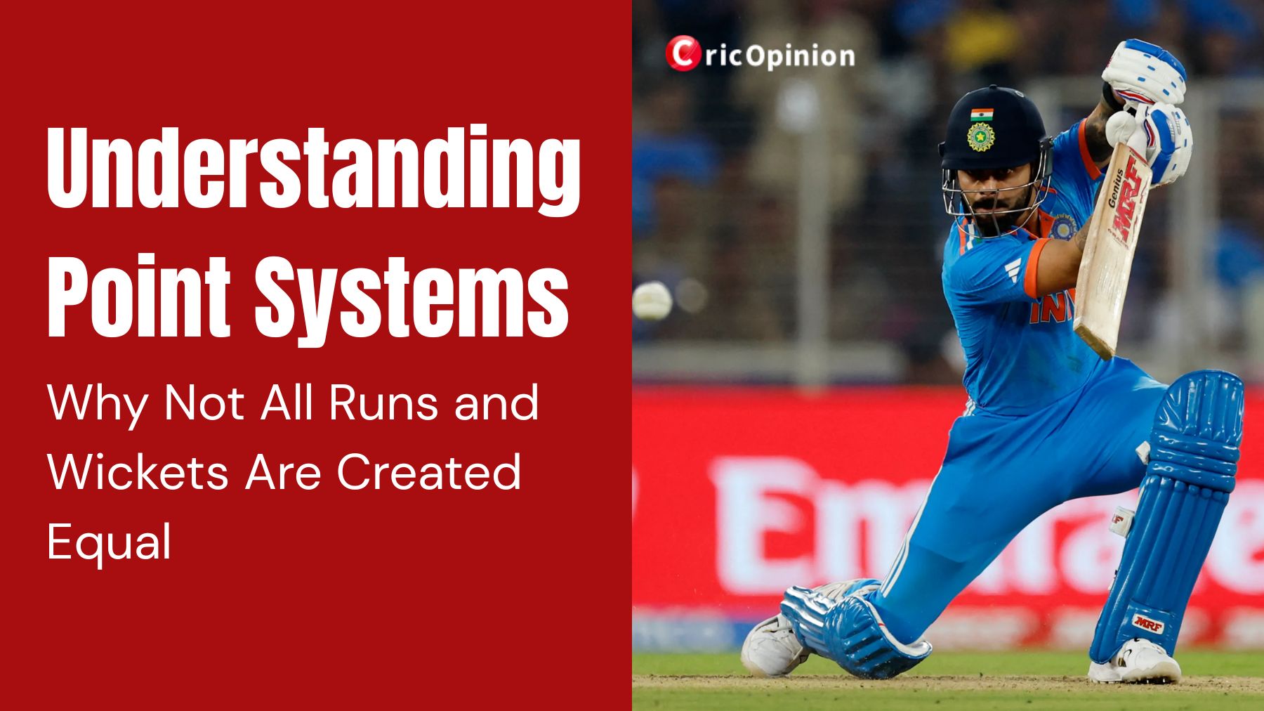 Understanding Point Systems: Why Not All Runs and Wickets Are Created Equal
