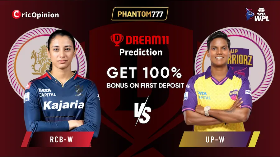 RCB W vs UP W dream11 prediction